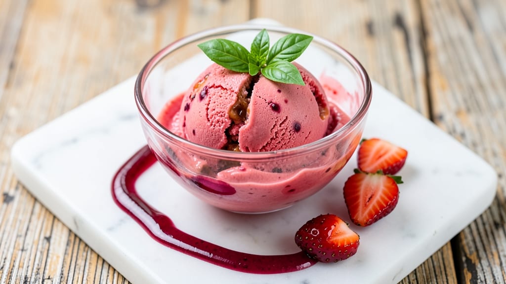 Strawberry Gelato With Eggs Recipe: Silky Texture Without Ice Cream Maker