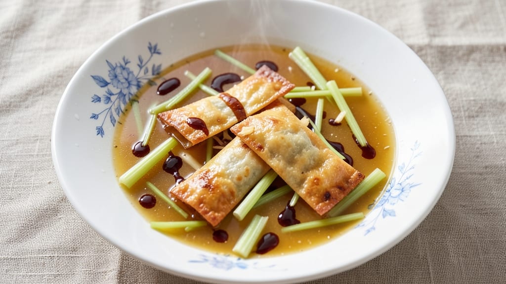 Weight Watchers Egg Roll Soup Recipe: Lightened-Up Comfort with Crispy Celery Crowns