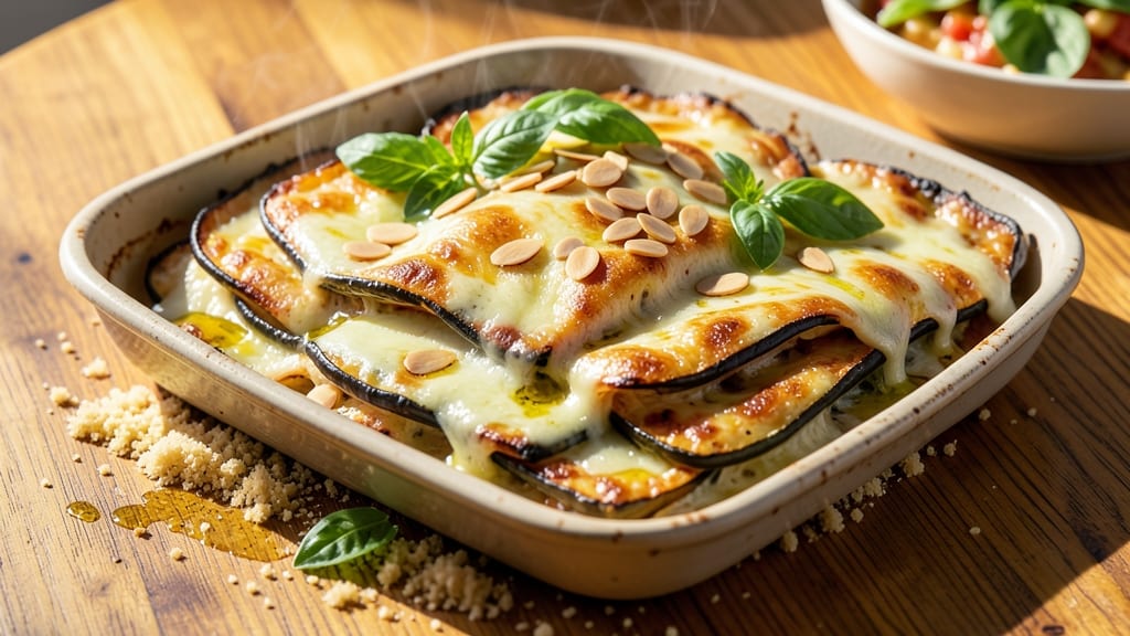 Eggplant Parmesan Recipe Without Tomato Sauce: Creamy Basil-Almond White Sauce Magic