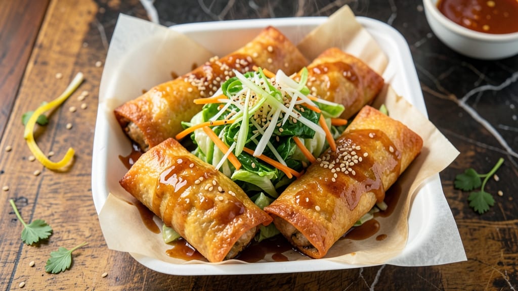 Take-Out Egg Roll Recipe: Crispy Wonton Wraps With Secret Soy-Ginger Dipping Sauce
