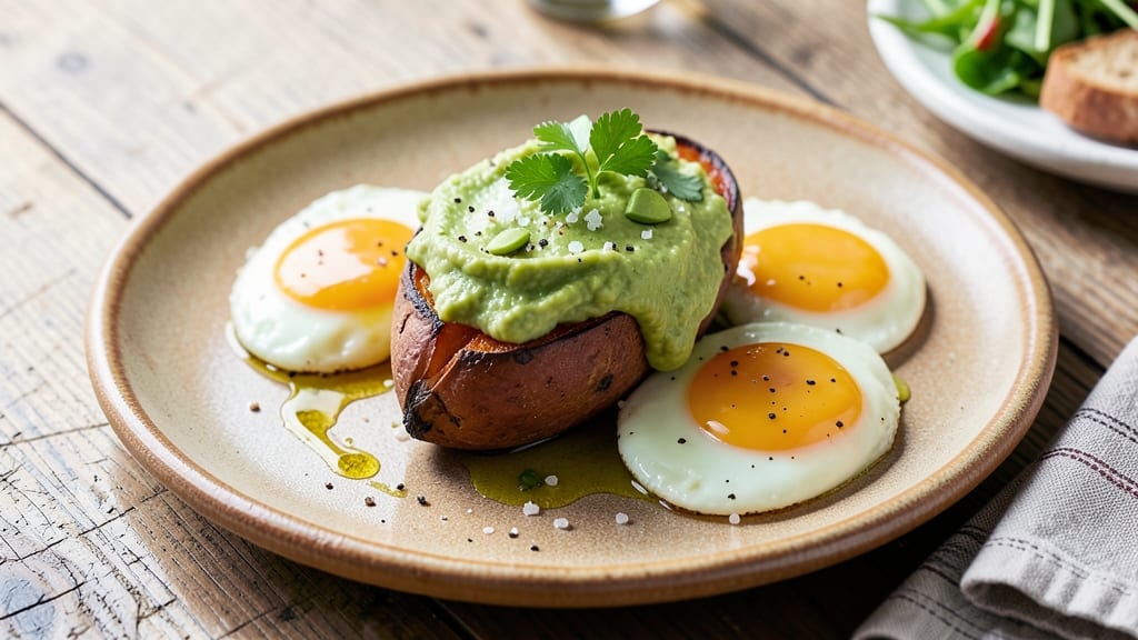 Sweet Potato, Egg, and Avocado Recipe: Roasted Sweetness Meets Silky Yolk Brilliance