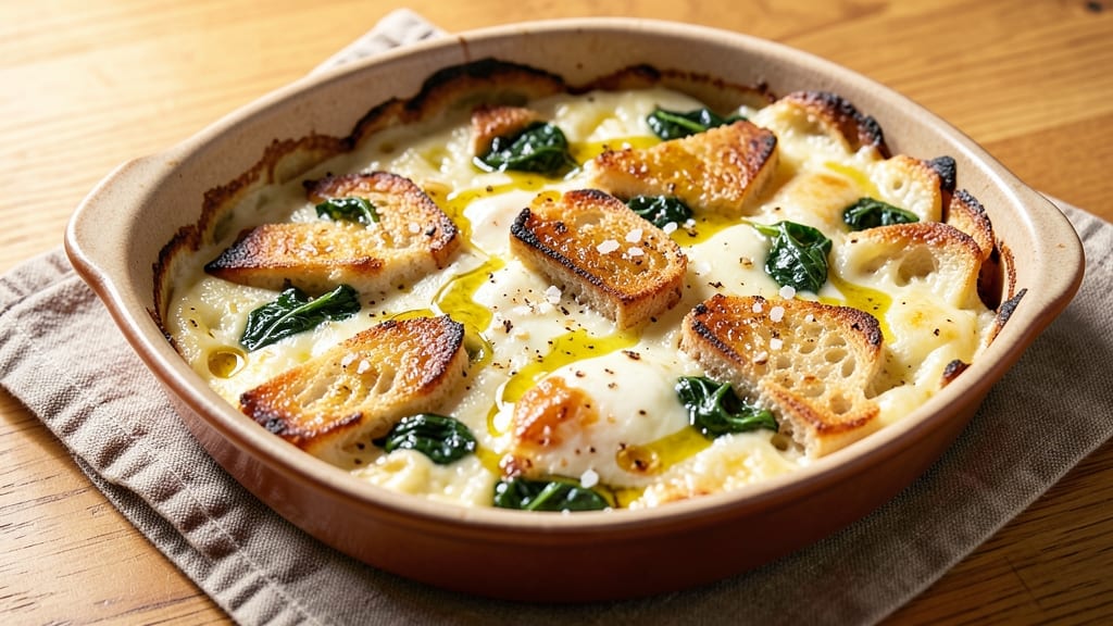 Vegetarian Egg Bake Recipe With Bread: Crispy Top, Silky Eggs, Zero Waste
