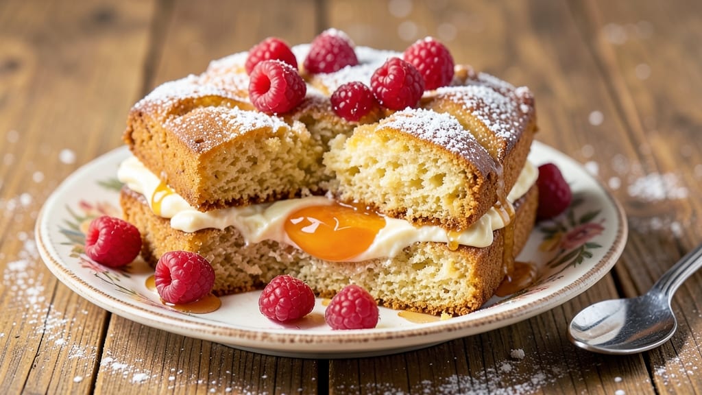 Wheat Cake With Egg Recipe: Golden Crust and Silky Yolk Brilliance