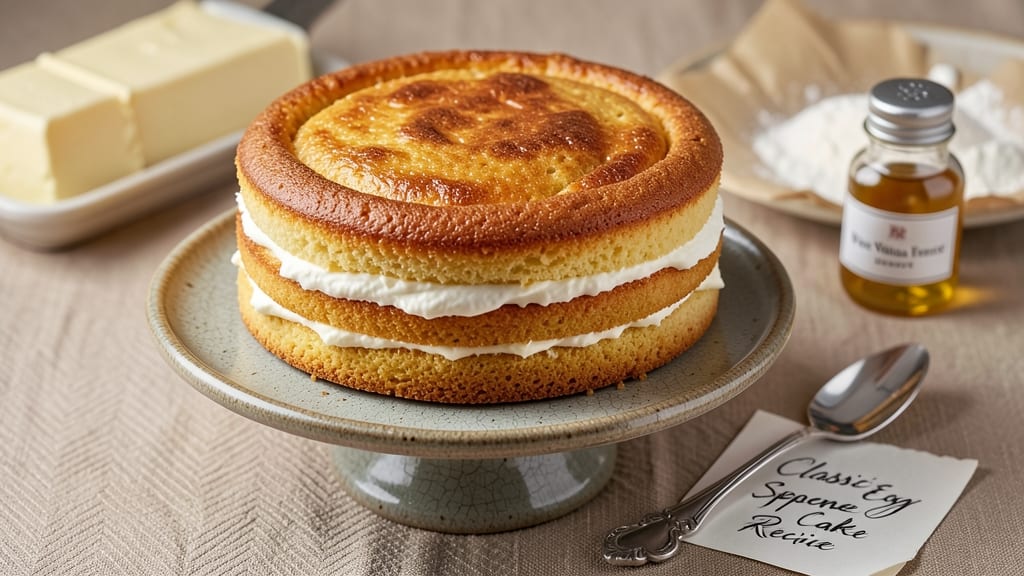 Traditional Egg Sponge Cake Recipe: Light-as-Air Layers with Vanilla Infusion