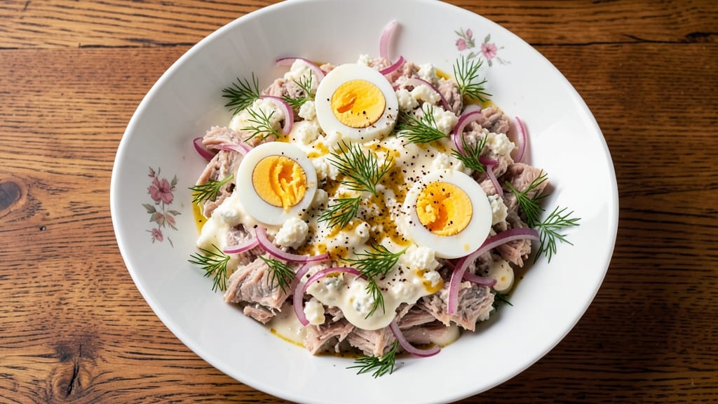 Tuna Salad Recipe With Egg and Onion: Creamy Crunch With Perfect Yolk Balance