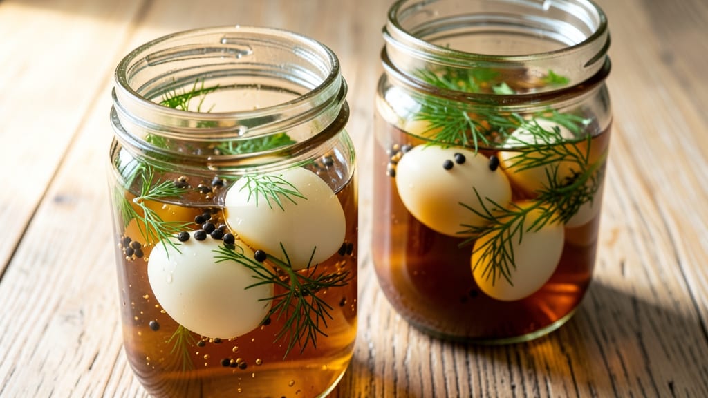 Traditional Pickled Eggs Recipe: Tangy Vinegar Brine Preservation