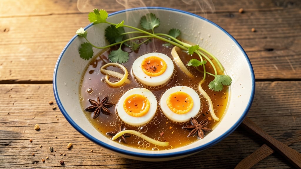 Vietnamese Egg Drop Soup Recipe: Fragrant Ginger-Lime Broth with Silky Ribbons