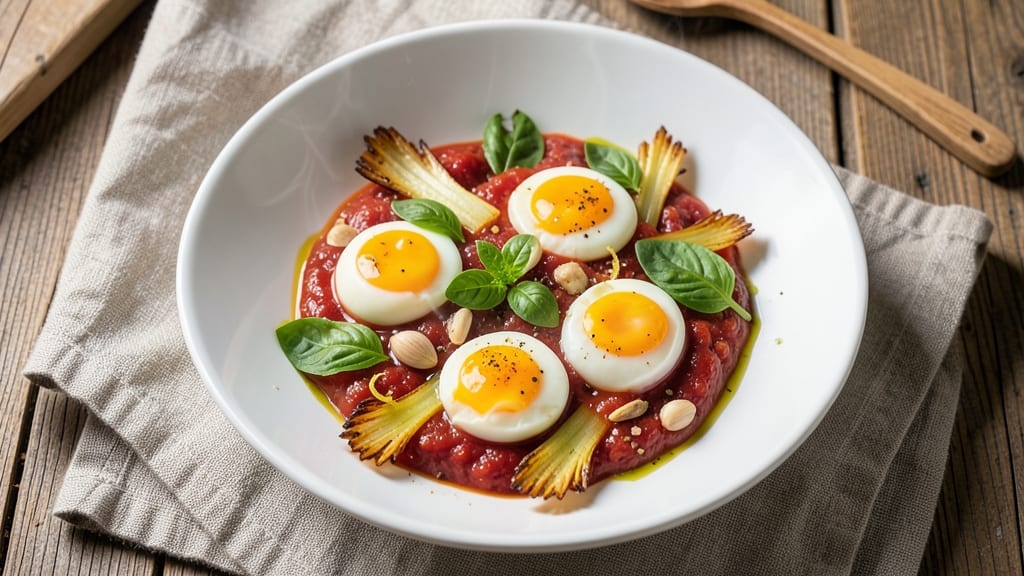 Tuscan Eggs Recipe: Crispy Celery Crowns Over Herbed Yolk Luxe