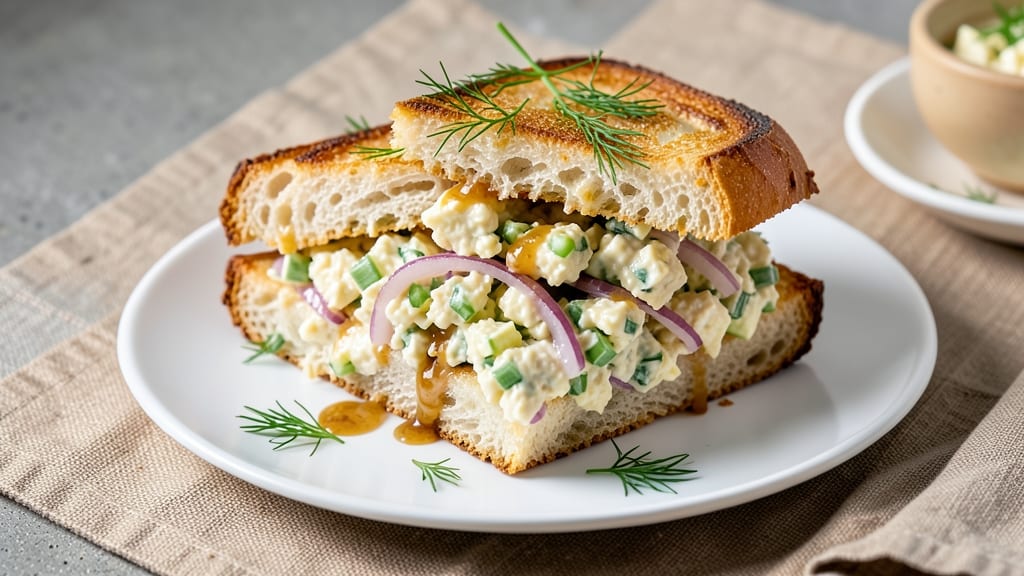 Starbucks Egg Salad Sandwich Recipe: No-Mayo Magic With Crunchy Celery Bites