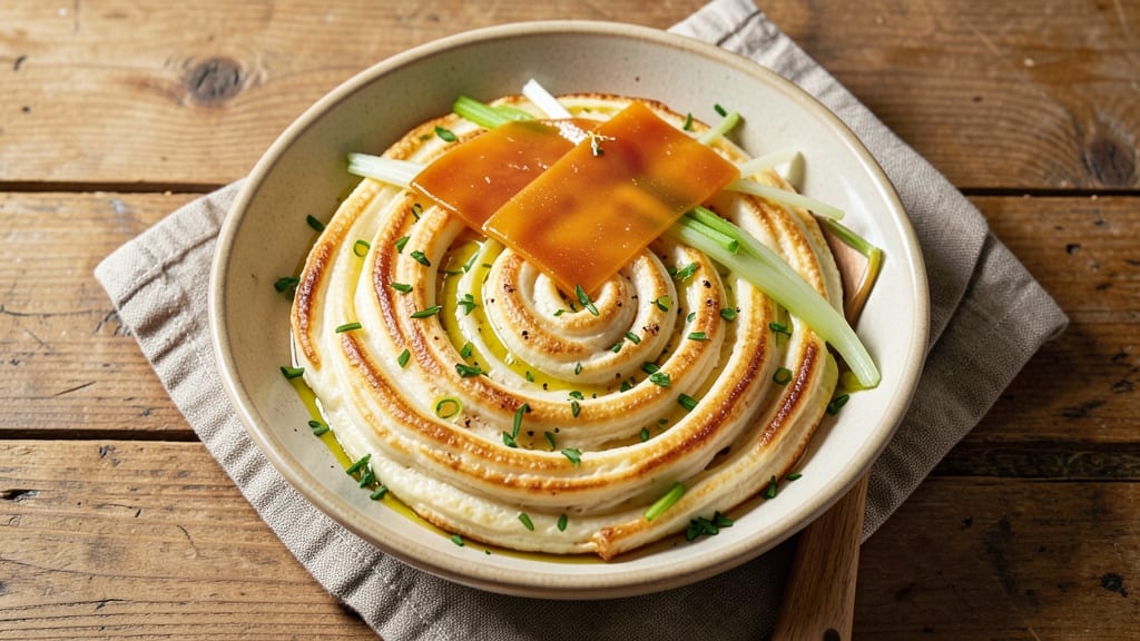 Tornado Egg Omelette Recipe: Celery Crown Crunch Meets Silky Yolk Drama