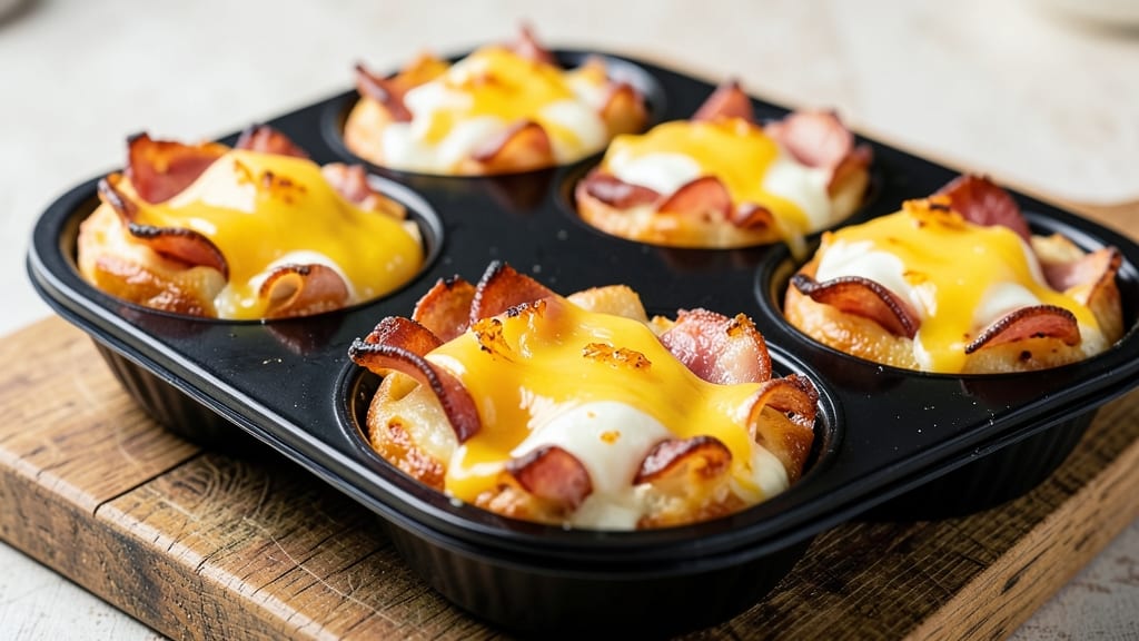Starbucks Ham and Cheese Egg Bites Recipe: Melty Cheese and Crispy Ham in Mini Muffin Cups