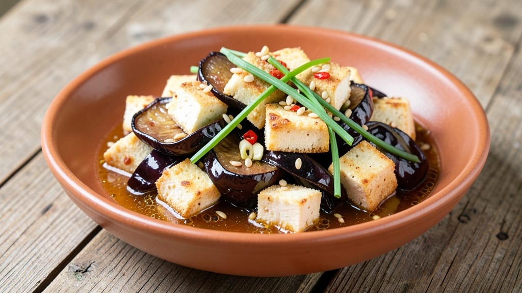 Stir Fried Eggplant and Tofu Recipe: Smoky Garlic Umami Crunch in 20 Minutes