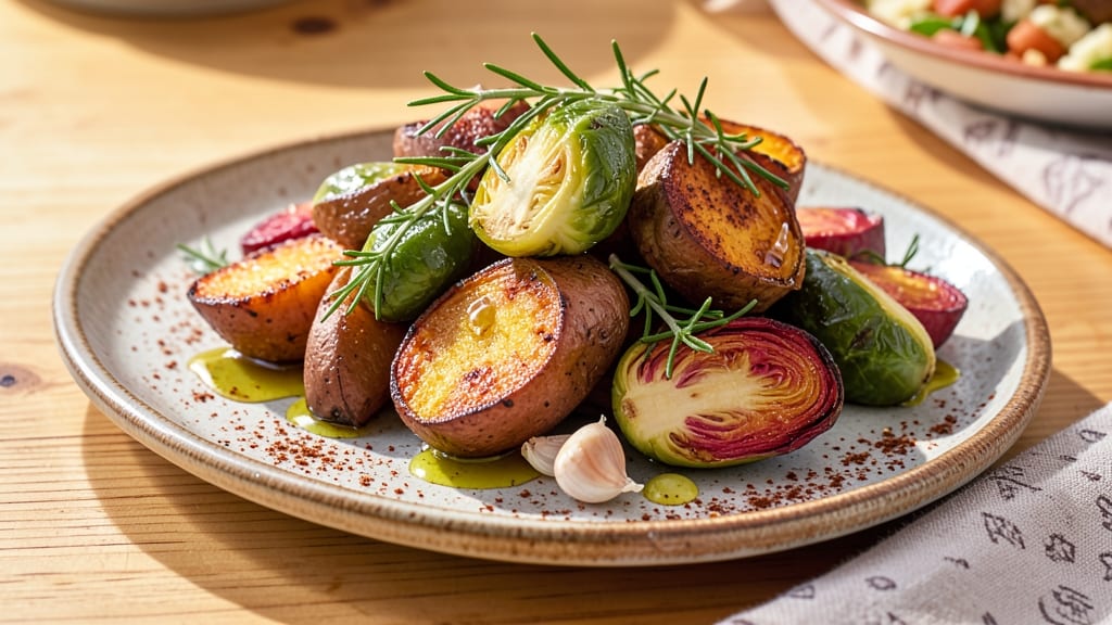 Vegan Roasted Veggies Recipe: Smoky Garlic and Herb Crisp in 25 Minutes
