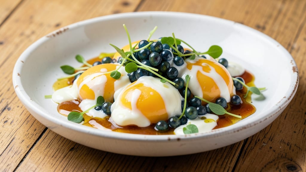 Walleye Eggs Recipe: Crispy Celery Crowns Over Runny Yolk Luxe