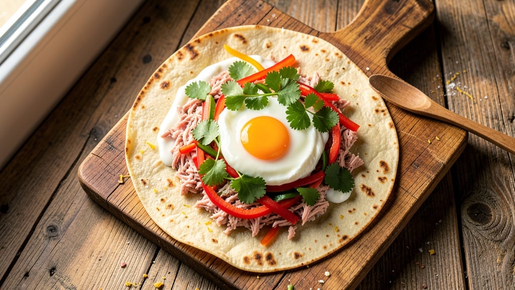 Tuna Egg Wraps Recipe: Crispy Tortilla Hugs With Creamy Yolk Magic