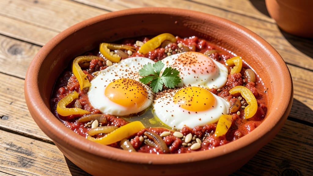 Turkish Eggs Shakshuka Recipe: Smoky Paprika and Tomato Poached Eggs