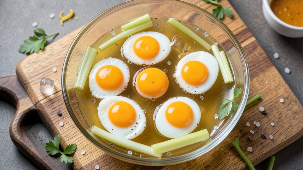 Smoked Eggs Recipe: Celery Crown Crunch Meets Smoky Yolk Brilliance