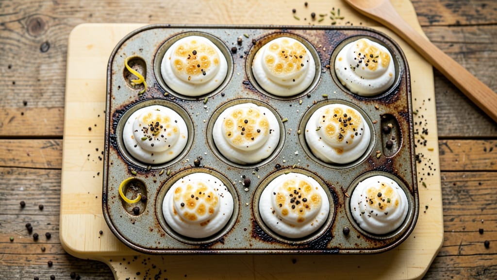 Starbucks Egg White Bites Recipe Using Muffin Tin: Fluffy Clouds With Golden Celery Crunch
