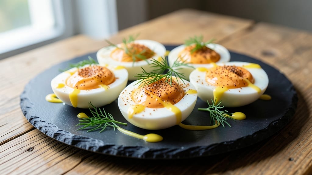 Tart Deviled Eggs Recipe: Zesty Herb Kick in 15 Minutes