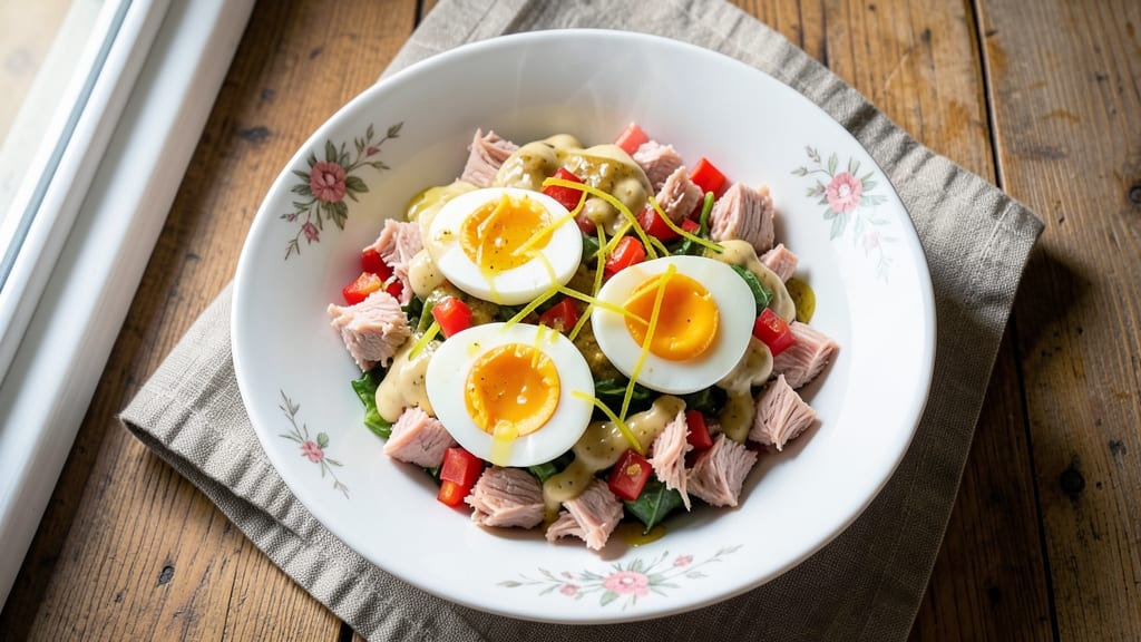 Tuna Salad Recipe With Egg and Mustard: Classic Crunch Meets Silky Creaminess