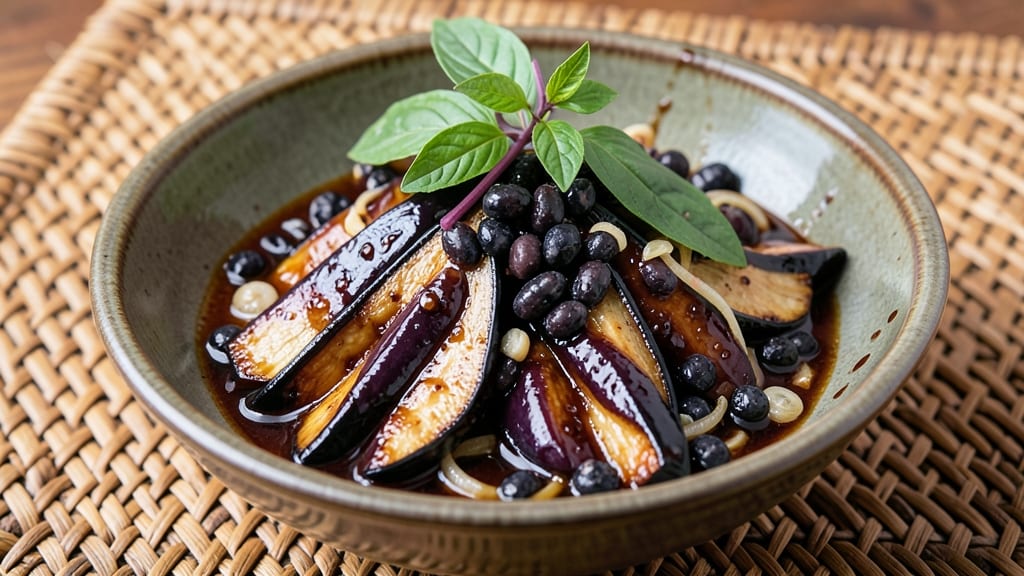 Thai Eggplant With Black Bean Sauce Recipe: Smoky-Sweet Balance in One Pan