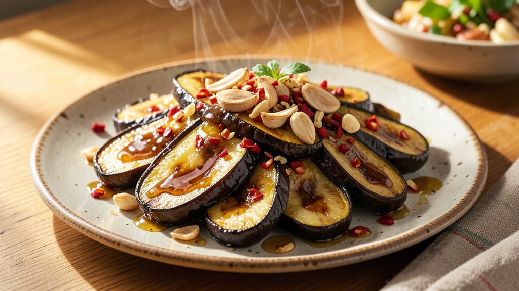 Sweet and Spicy Eggplant Recipe Yummy Kitchen: Glazed Crunch Meets Silky Heat
