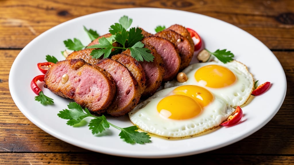 Sucuk and Eggs Recipe: Spicy Sausage Crunch Over Silky Poached Yolk Magic