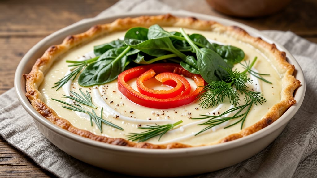 4 Egg Crustless Quiche Recipe: Herb-Infused Yolk Clouds in 20 Minutes