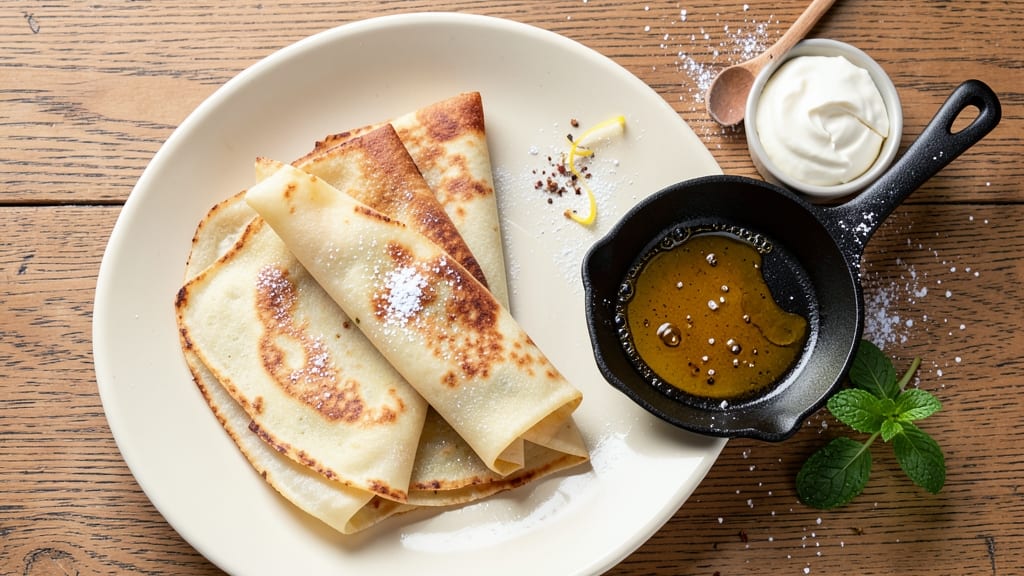 2 Egg Crepes Recipe: Light-as-Air Layers With Buttery Edges