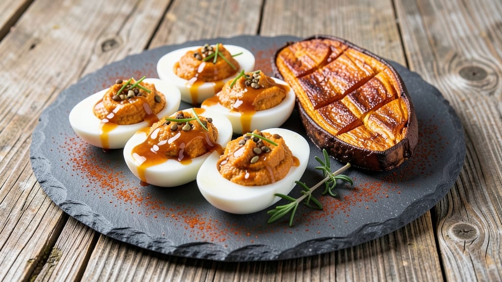 Sweet Potato Deviled Eggs Recipe: Spiced Roast Sweetness Meets Creamy Yolk