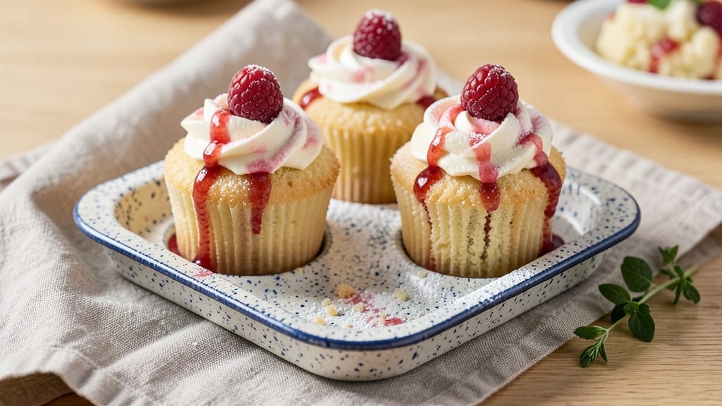 2-Egg Cupcake Recipe: Fluffy Clouds With Golden Yolk Hearts