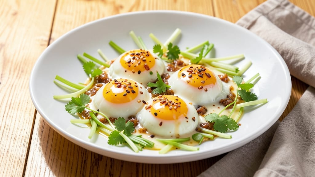 Son-In-Law Eggs Thai Recipe: Celery Crown Crunch Over Silky Coconut-Curry Yolks