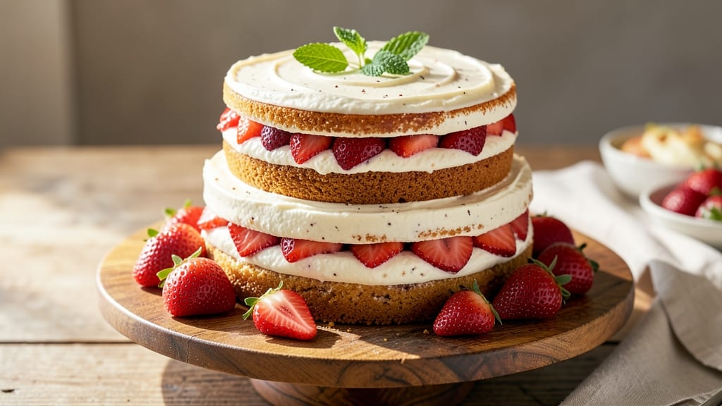 Strawberry Cake Recipe Without Eggs: Light and Fluffy Vegan Delight