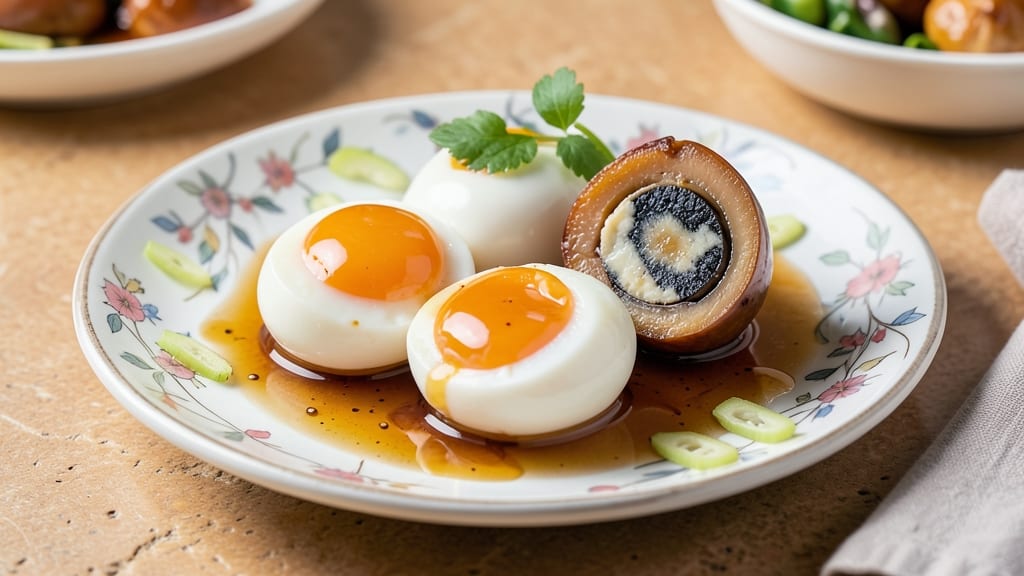 Steamed Egg With Century Egg Recipe: Umami-Packed Silky Yolk Brilliance