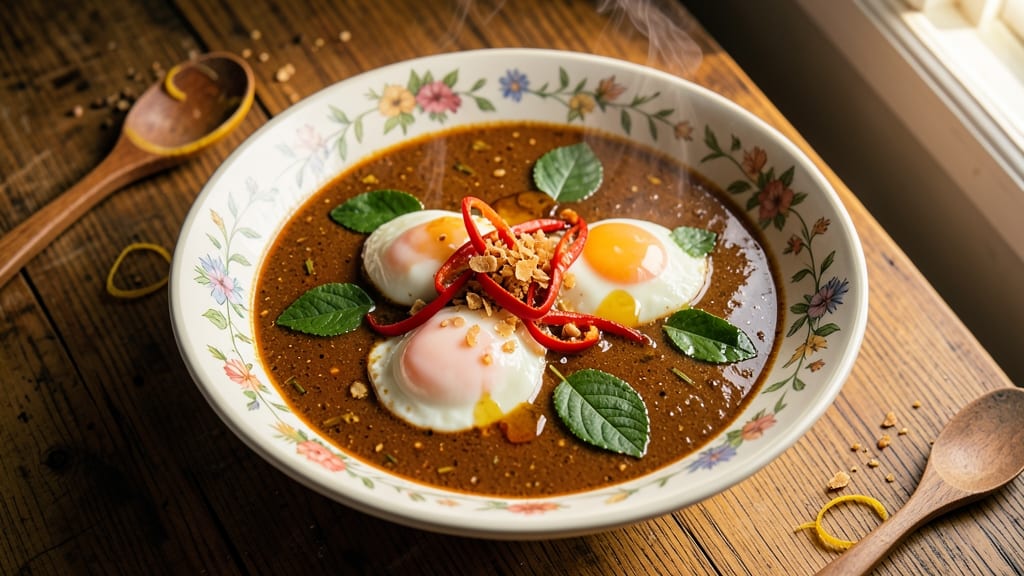 Thai Egg Curry Recipe: Spicy Coconut Cream and Soft Poached Eggs