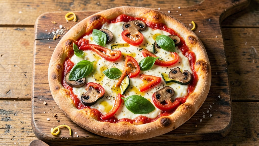 Vegan Veggie Pizza Recipe: Crispy Crust Loaded With Melty Cheese Alternatives