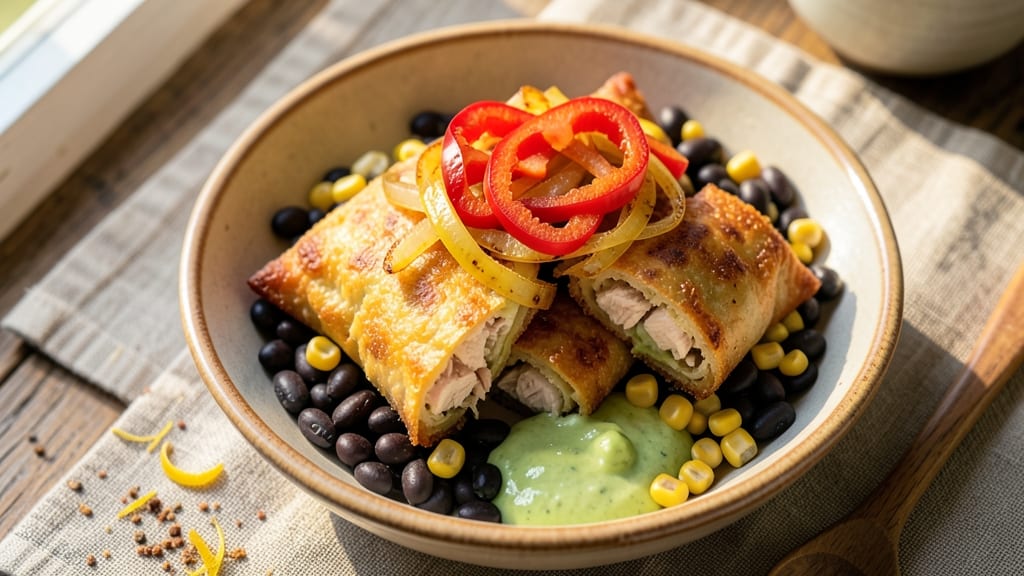 Southwest Egg Roll Recipe Air Fryer: Crispy Tortilla Bites With Spicy Filling