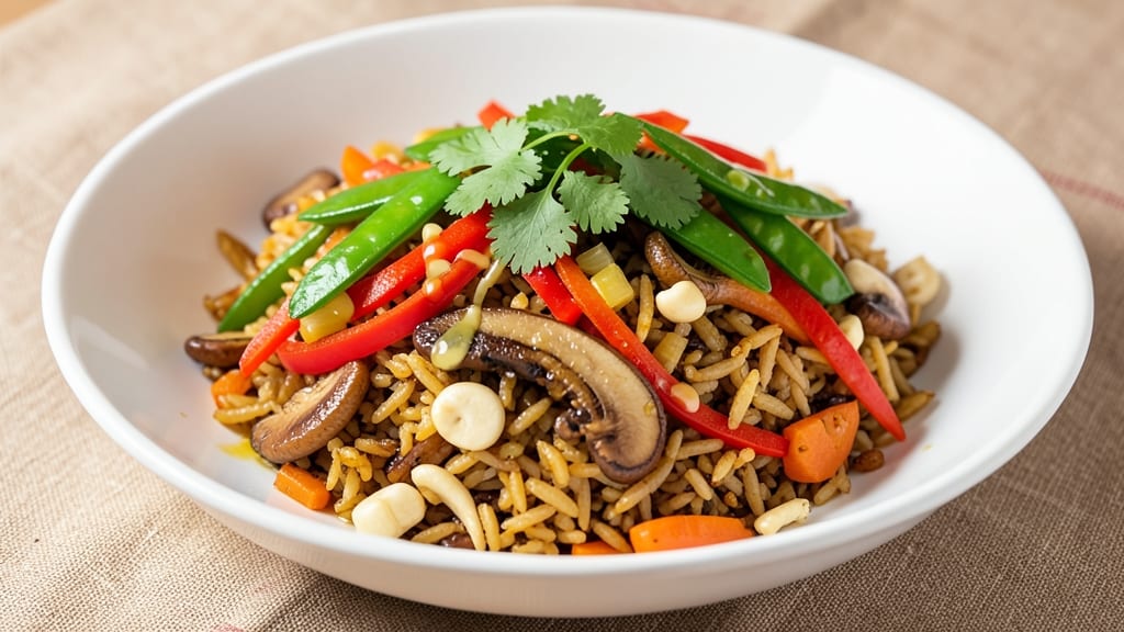 Very Veggie Fried Rice Recipe: Wok-Tossed Crunch With 10 Vegetables