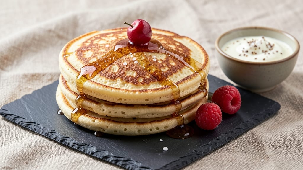 Wheat Flour Pancakes Recipe Without Eggs: Fluffy Stacks With Silky Plant-Based Binding