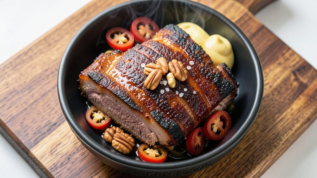 Smoked Boston Butt Recipe Green Egg: Green Egg Crispy Celery Crown Magic