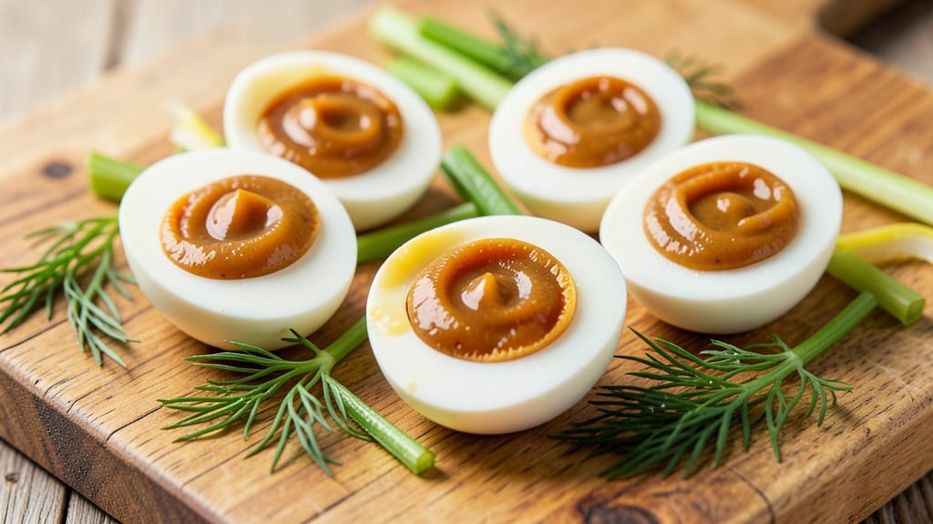 14 Deviled Eggs Recipe: Silky Yolk Clouds With Crispy Celery Bites