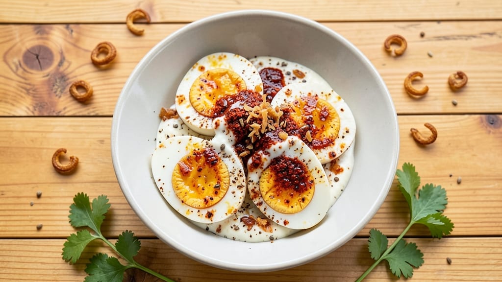 Tandoori Egg Recipe: Charred Spice Crust Over Runny Yolk Brilliance