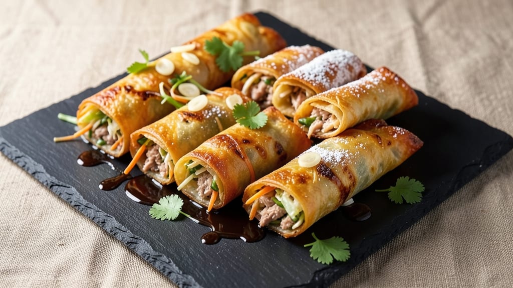 Spring Roll Egg Roll Recipe: Crispy Wraps With Silky Egg Filling