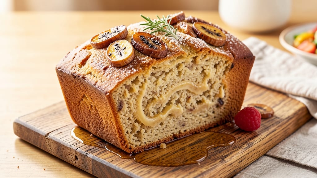 2 Egg Banana Bread Recipe: Moist Crumb and Vanilla Swirl Magic