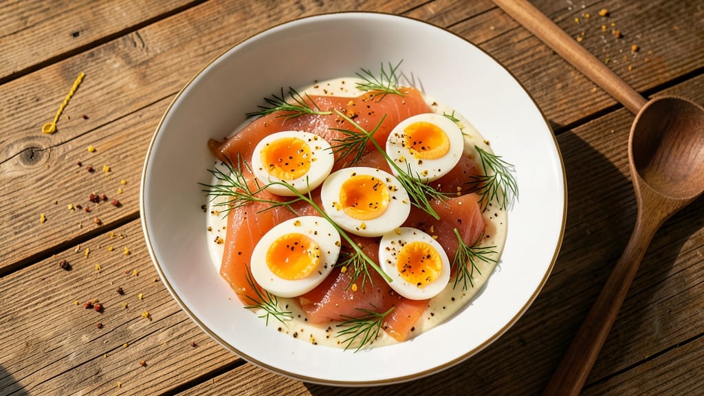 Smoked Salmon Egg Salad Recipe: Creamy Dill-Packed Bites With Flaky Texture