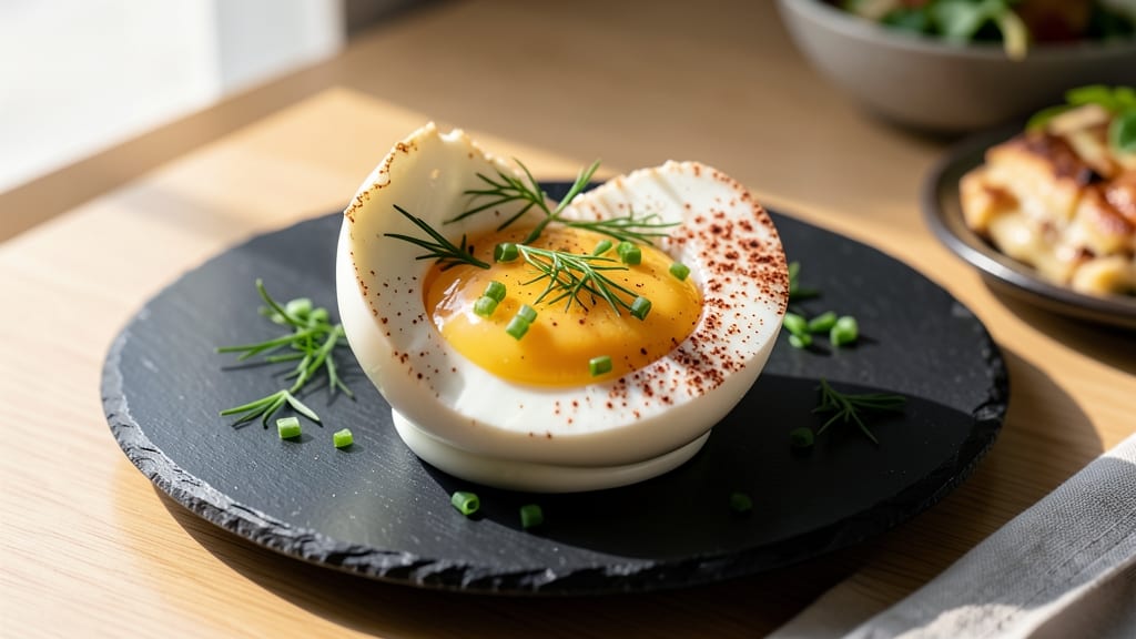 Single Deviled Eggs Recipe: Herb-Infused Yolk Creaminess With Celery Crunch