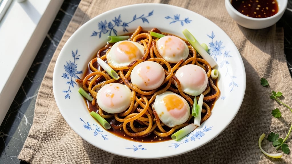 Spring Onion Egg Chinese Recipe: Stir-Fried Yolk Clouds With Scallion Crunch