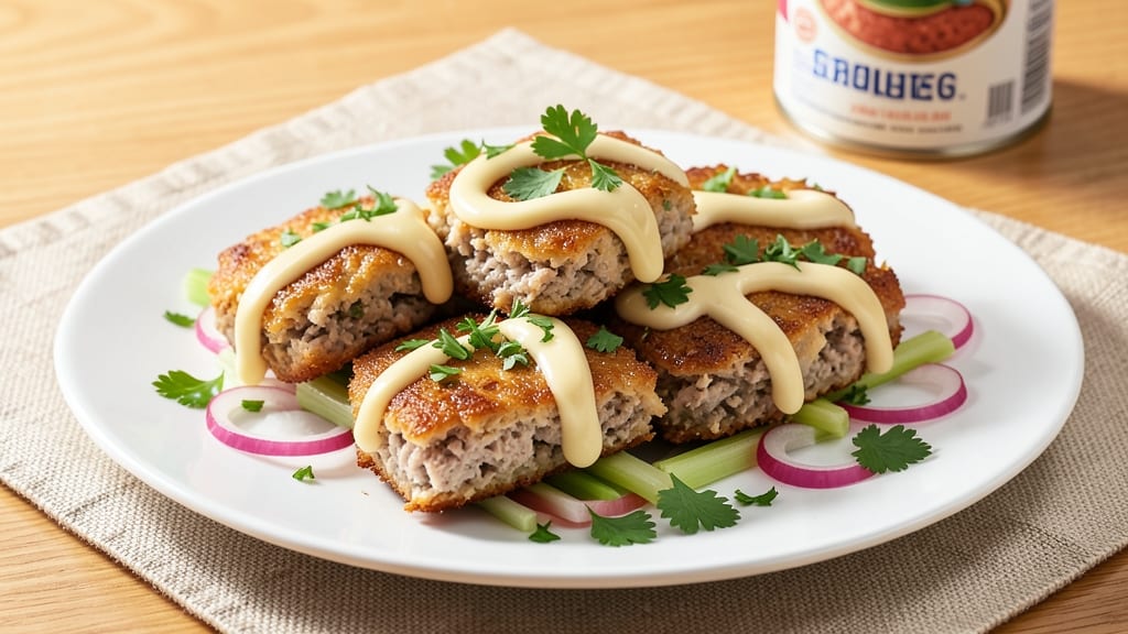 Tuna Cakes Recipe No Egg: Crispy Celery Crowns With Silky Tuna Heart